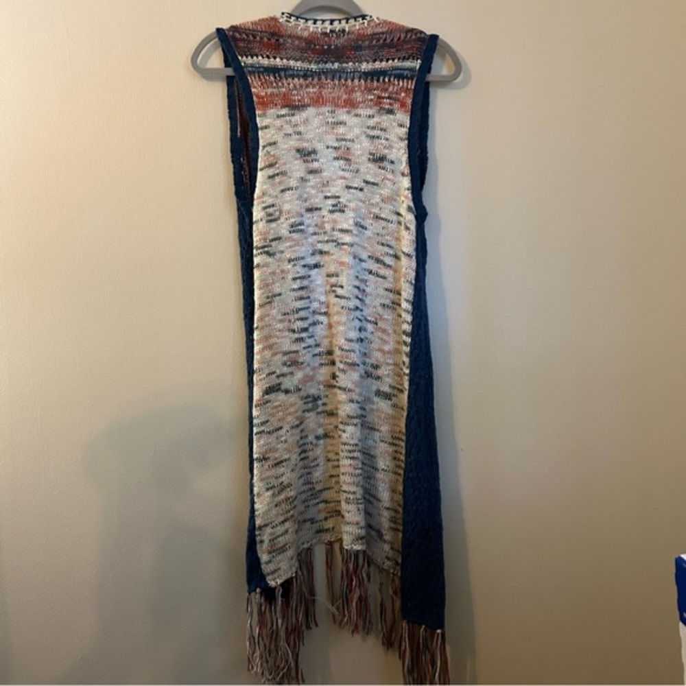 American Rag boho knit sweater cardigan size Small, 44 inches long